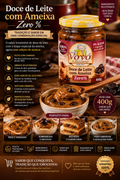 Kit de 3 Potes de Doce de Leite com Ameixa da Vovó Pote de 400 g - Total 1,200 Kg