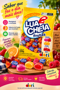 Bala Lua Cheia Sortidas Dori Pacote com 600g
