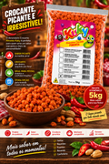 Amendoim Crocante Pimenta Kuky Pacote com 5Kg