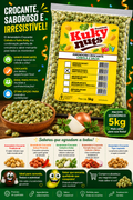 Amendoim Crocante Cebola e Salsa Kuky Pacote 5Kg