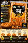 Amendoim Crocante Tradicional Kuky - Pacote 5Kg