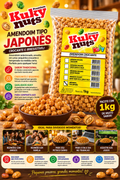 Amendoim Tipo Japonês Kuky - Pacote com 5 Kg
