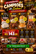 Kit Doces e Guloseimas - 4 Produtos Campeões de Venda  (Frete Grátis)
