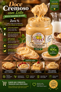 Doce Cremoso com Leite Zero % Pote com 400 gramas