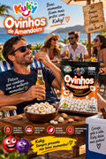 Ovinhos de Amendoim Tradicional Kuky pacote com 1 Kg