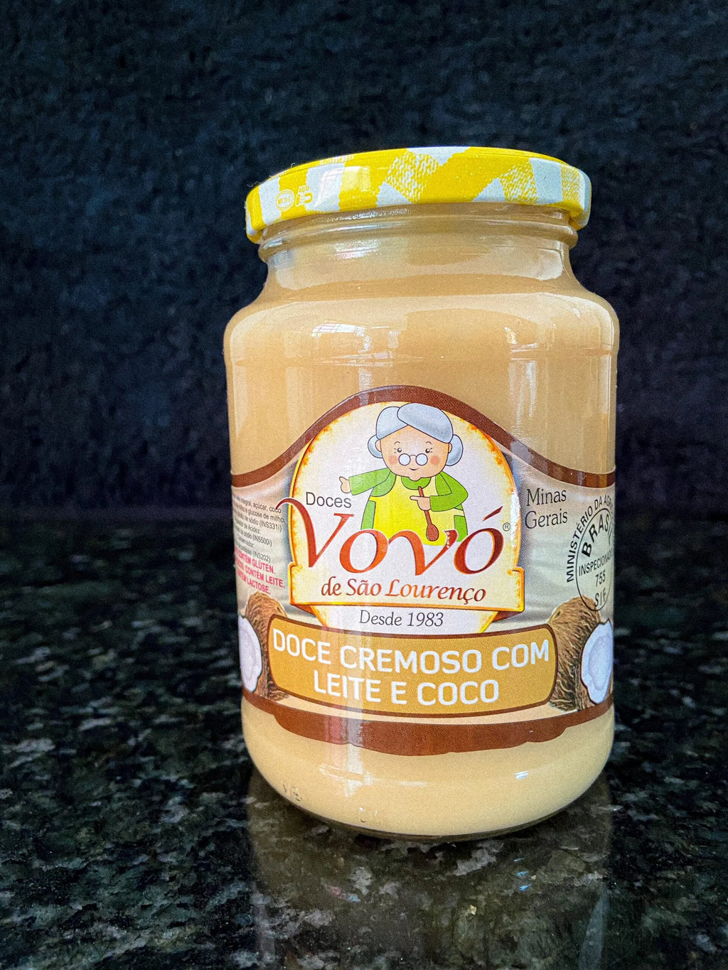 Doce cremoso com Leite e Coco da Vovó Pote de 400 gramas