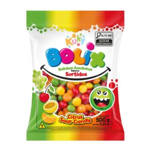 Bolix Citrus Sabores sortido pacote com 500 gramas