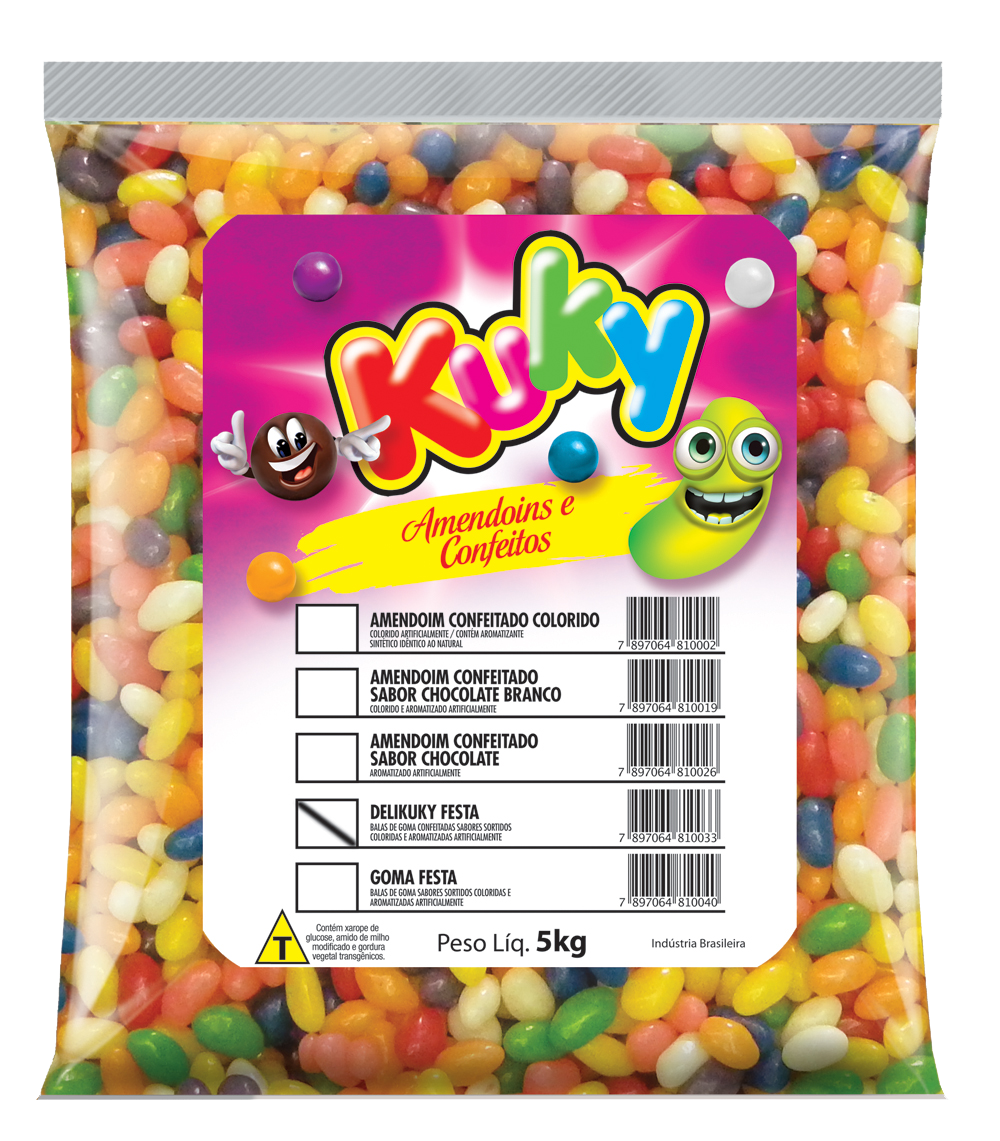 Kit Festa e Petisco Kuky Sabores Sortidos - 8kg - Imagem 4
